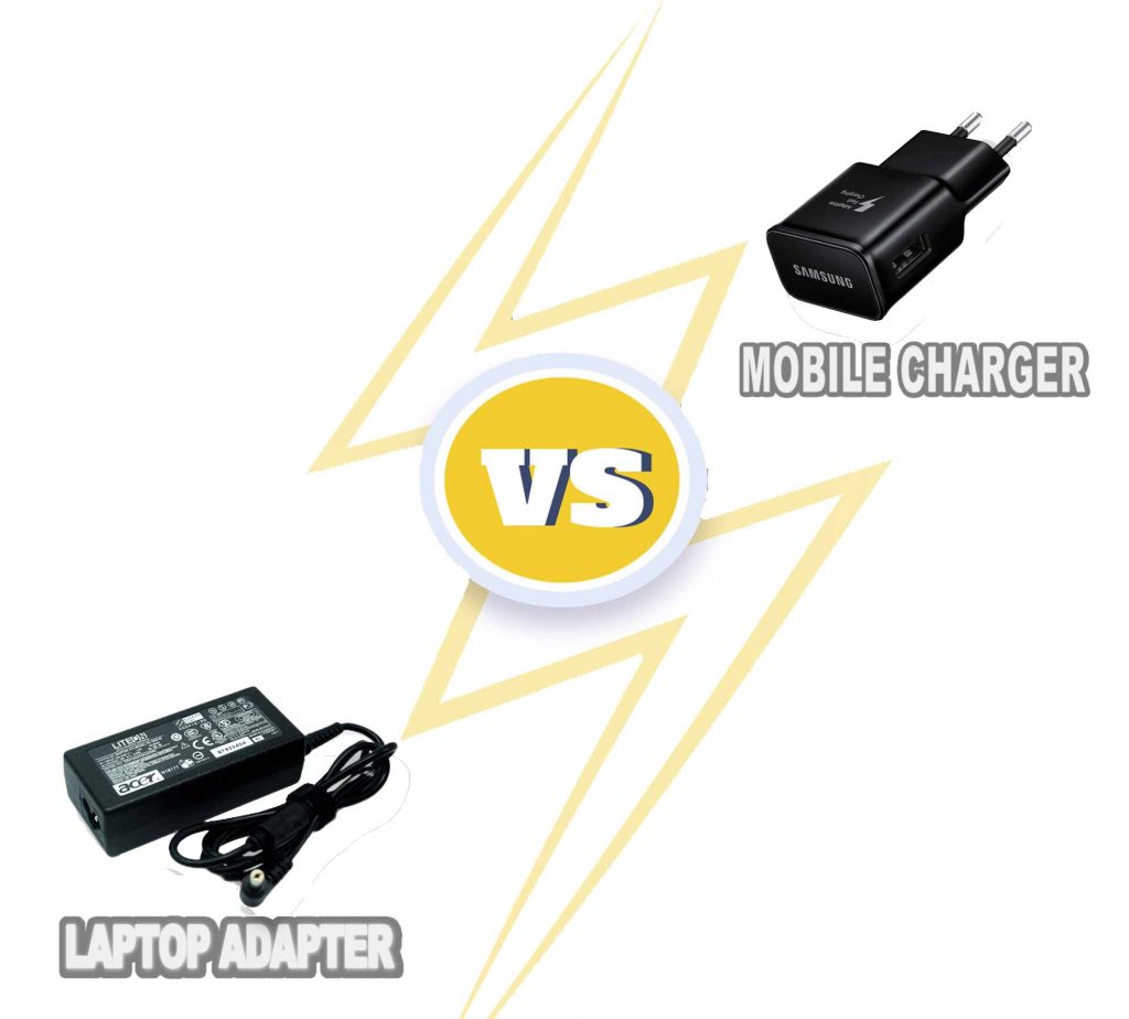 تفاوت شارژر موبایل و شارژر لپ تاپ