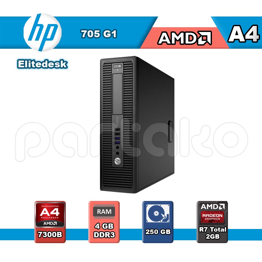 مینی کیس استوک HP Elitedesk 705 G1 پردازنده AMD | پارتاکو | Partako