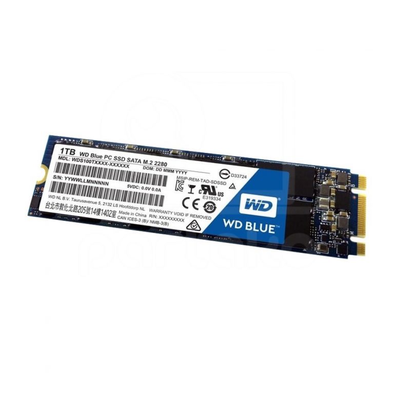 حافظه اس اس دی ظرفیت 1 ترابایت وسترن دیجیتال SSD 1Tb Western Digital BLUE WDS100T1B0B