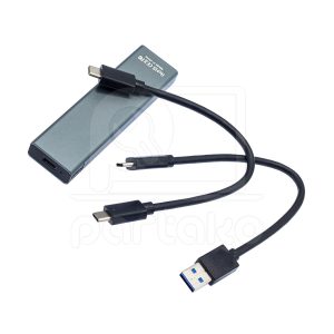 مبدل و رابط حافظه Adapter Case M.2 NVME SSD to USB3.1 Type-C